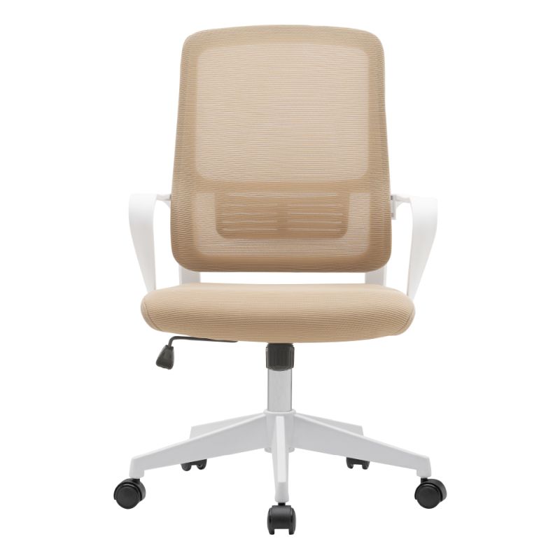 Kancelárske stolička, béžová sieťovina, SALOMO TYP 1