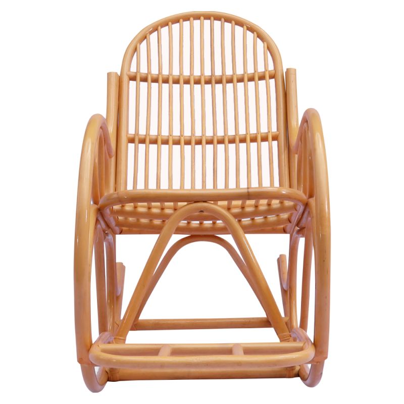 Hojdacie kreslo, drevo dub medový, béžová látka, AGATON