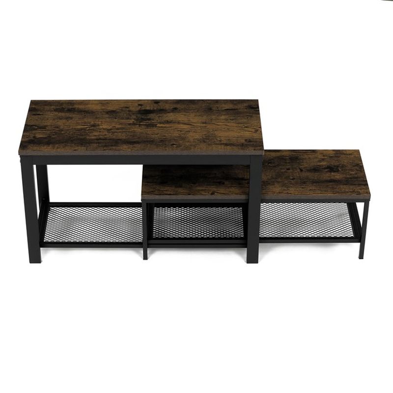 Botník, 81cm, kov, MDF, staré drevo, ABO-W2124 OLW