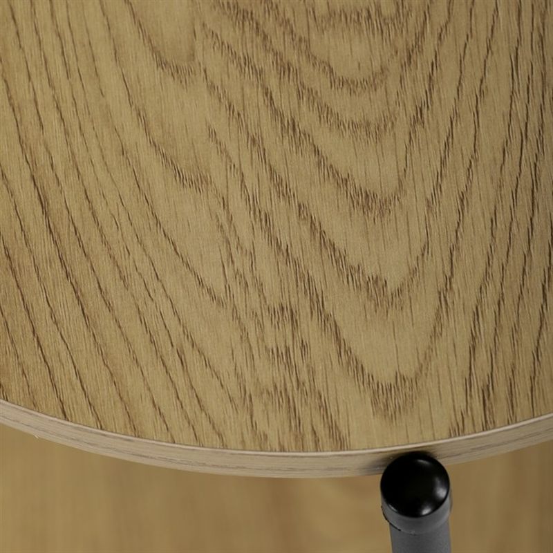 Príručný stolík 44x44cm, MDF, divoký dub, CT-G1005 OAK