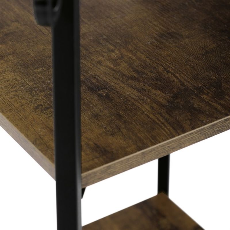 Vešiak stojanový, 170cm, MDF, staré drevo, GD-170 OLW