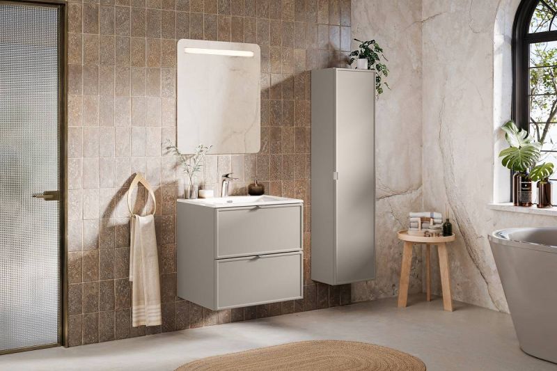 Skrinka do kúpeľne, 35cm, cashmere mat, BELLA 83-35-1DQ