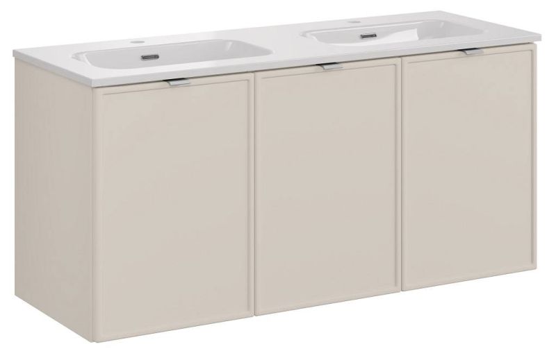 Skrinka pod umývadlo, 120cm, cashmere mat, BELLA 82-120-46-3D