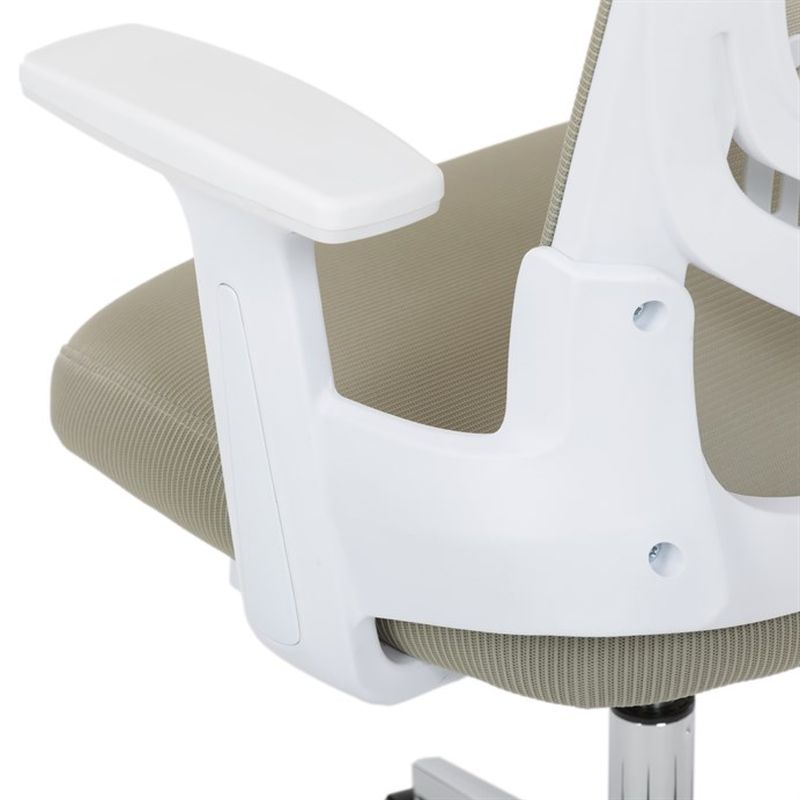 Kancelárska stolička, béžová, sieťovina, 120 kg, KA-K2031 BGE