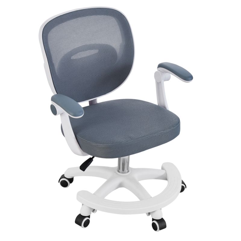 Otočná stolička, sivá sieťovina, TRIXI TYP 2