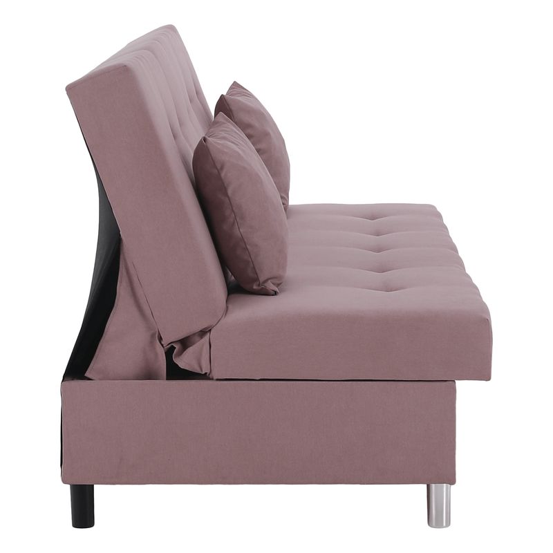 Rozkladacia pohovka, ružová látka, ALADA