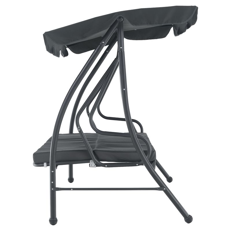 Záhradná hojdačka, sivá, KEMI