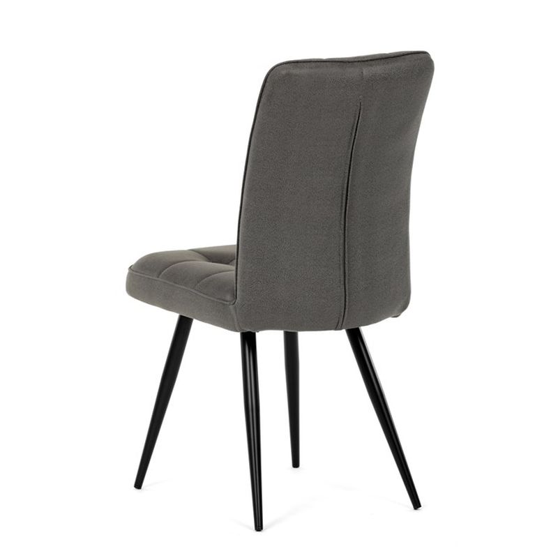 Jedálenská stolička, sivá, vintage, látka, DCL-D1250 GREY3