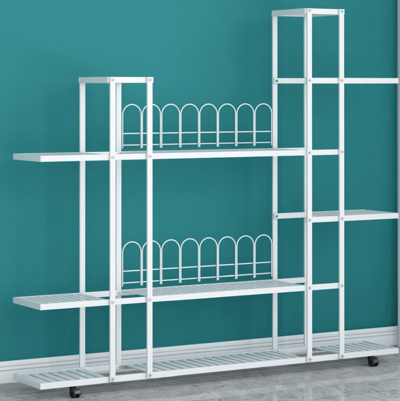 Regál, 120cm, biely, LASKIA
