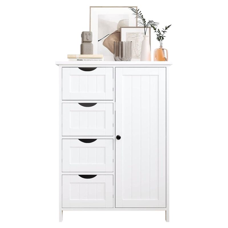 Skrinka, regál, 50cm, kombinovaná, biela, STORMI