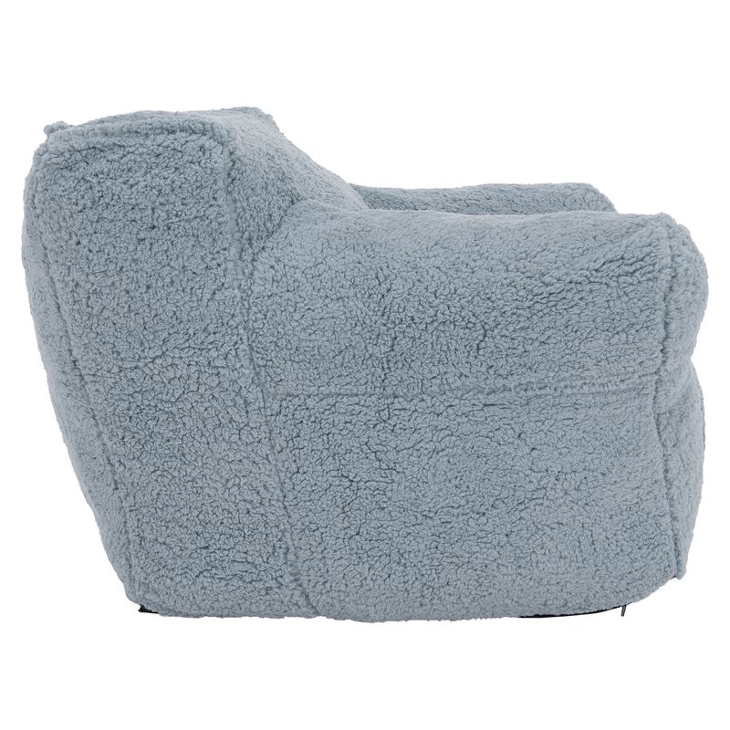 Sedací vak, 74cm, svetlosivá látka, JAMO