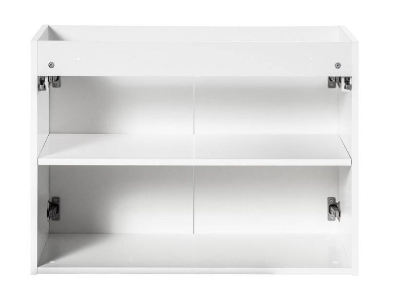 Skrinka pod umývadlo, 80cm, biela, NOVA WHITE 82-80-2D