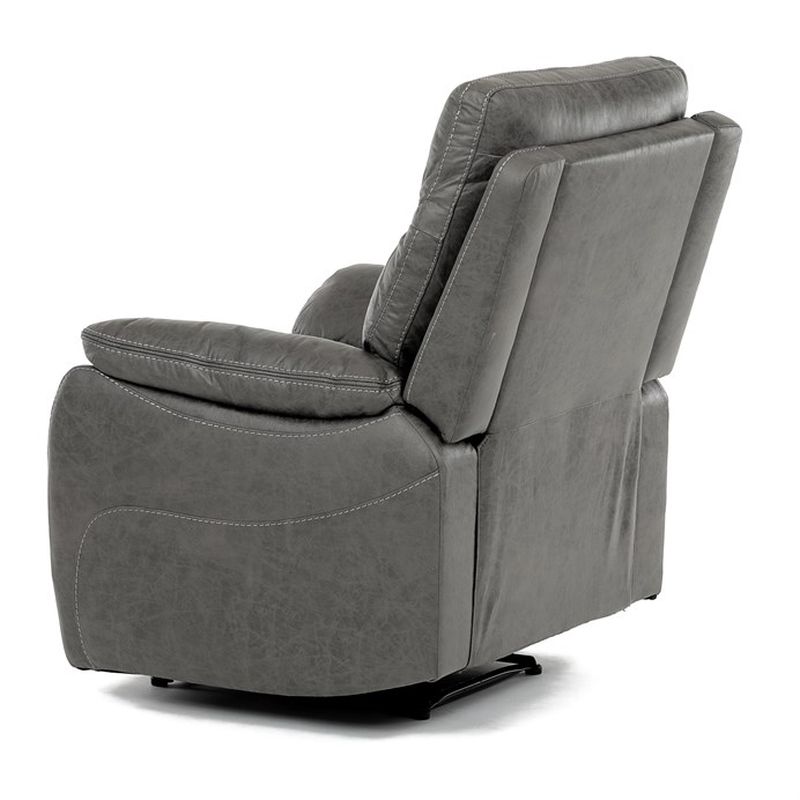 Polohovacie kreslo, vintage, látka, sivá, 150 kg, TV-4092 GREY3