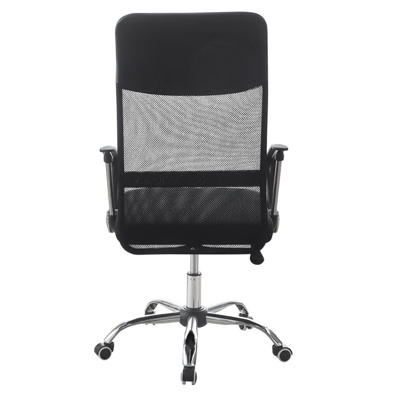 Kancelárske kreslo, čierna ekokoža a sieťovina, TC3-973M 5 NEW
