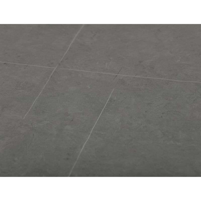 Jedálenský stôl 80x80cm, keramika, kov, sivý, HT-398M GREY