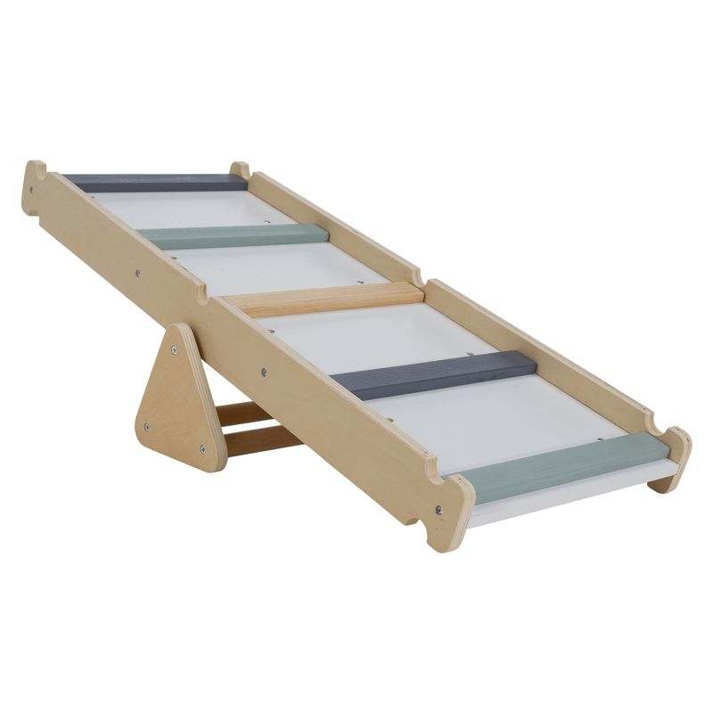 Montessori Piklerovej trojuholník 3v1, prírodný, mix farieb, OPRIN