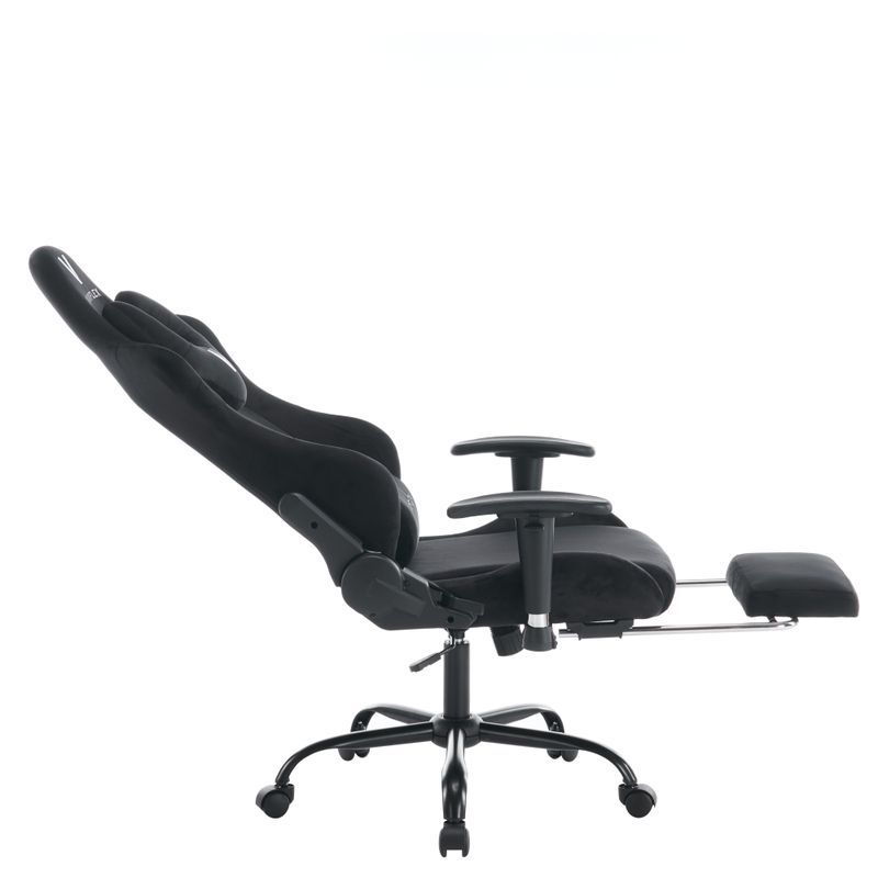 Kancelárske, herné kreslo, čierna látka, SALOP