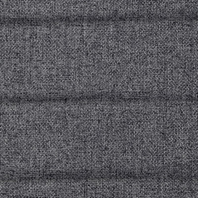 Jedálenský set 1+4, 130x70cm, keramika, biely, látka sivá, ASE-1004 GREY2