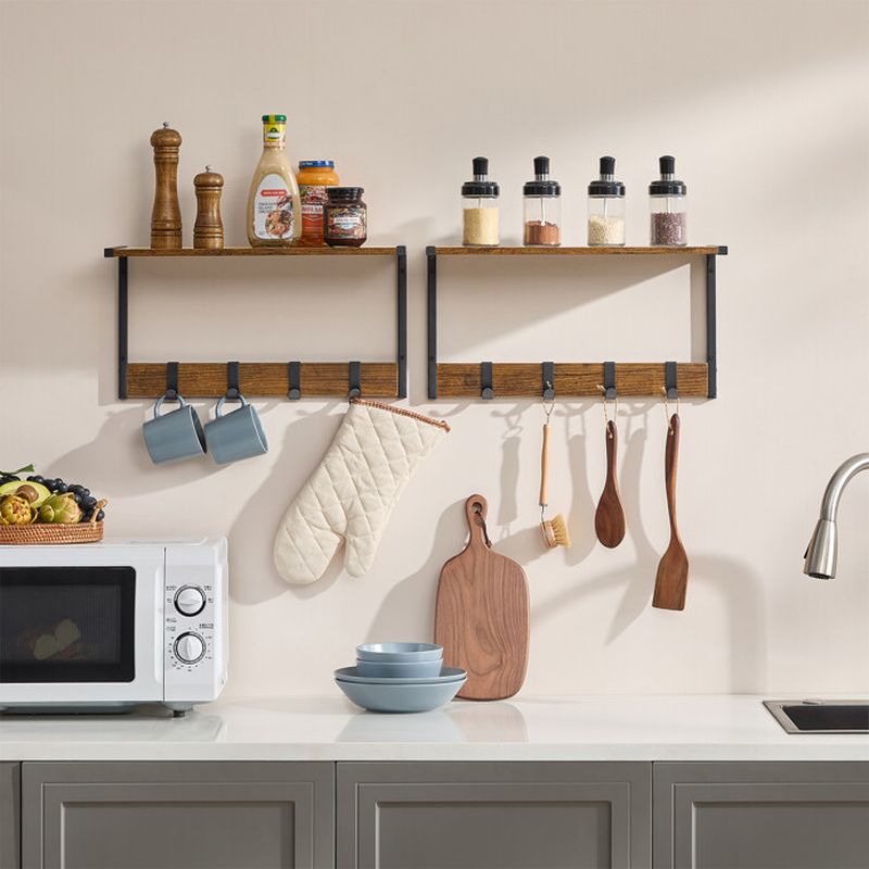 Set poličiek, 50cm, MDF staré drevo, ABP-E1083 OLW