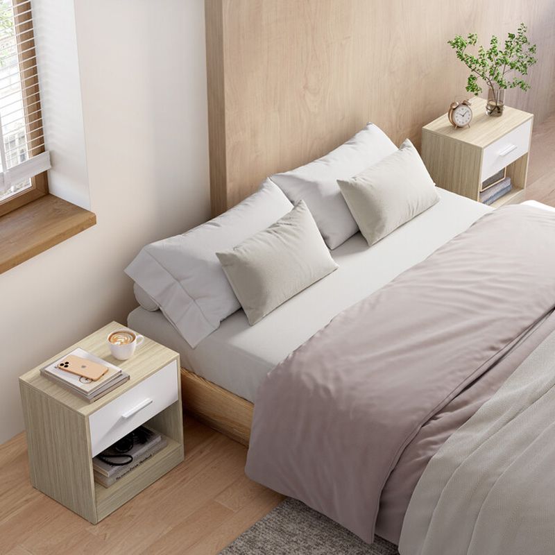 Nočný stolík, 2ks, 39cm, bielený dub, ANT-E1081 BUK