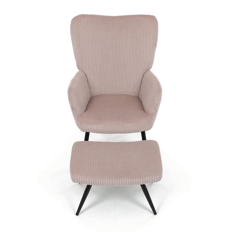 Relaxačné kreslo, ružová manšestrová látka, AK-L7285 PINK6