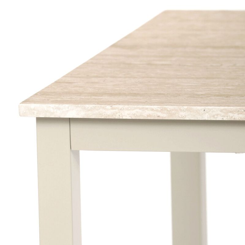 Jedálenský stôl 110x70x75cm, MDF, travertín, GDT-202 TRV