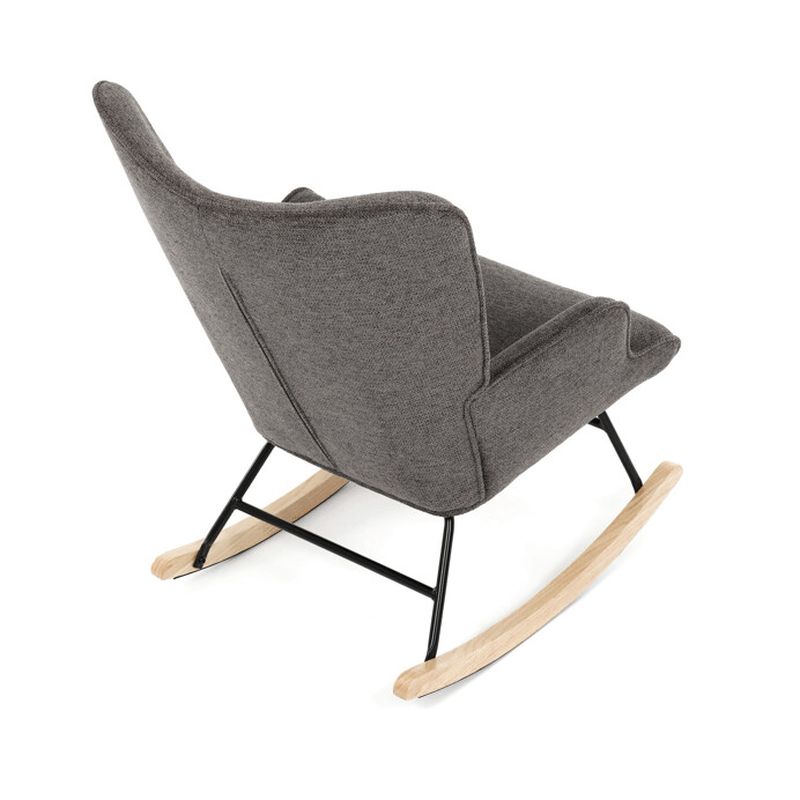Hojdacie kreslo, sivá látka, AK-373 GREY2