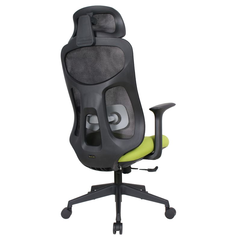 Kancelárske kreslo, zelená a čierna sieťovina, SULIVAN