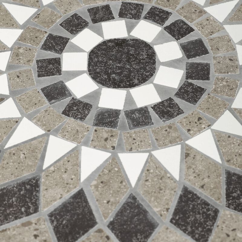 Záhradný set 1+2, kov, keramická mozaika, sivá, US1500 SET