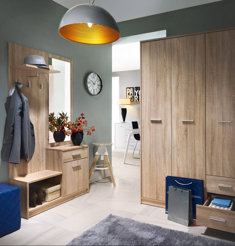 Písací stôl, 100x59cm, dub sonoma, NEPO PLUS BIU2S