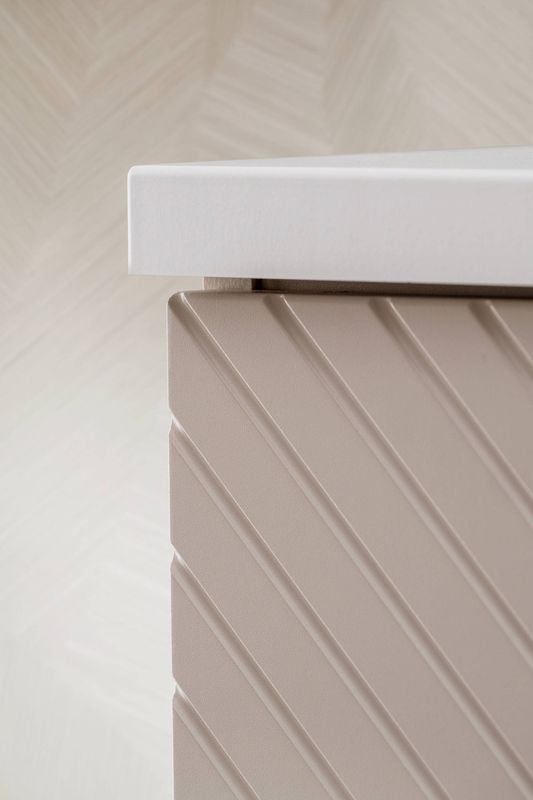 Skrinka pod umývadlo, 80cm, kašmír mat, VIVA CASHMERE 82-80-2S