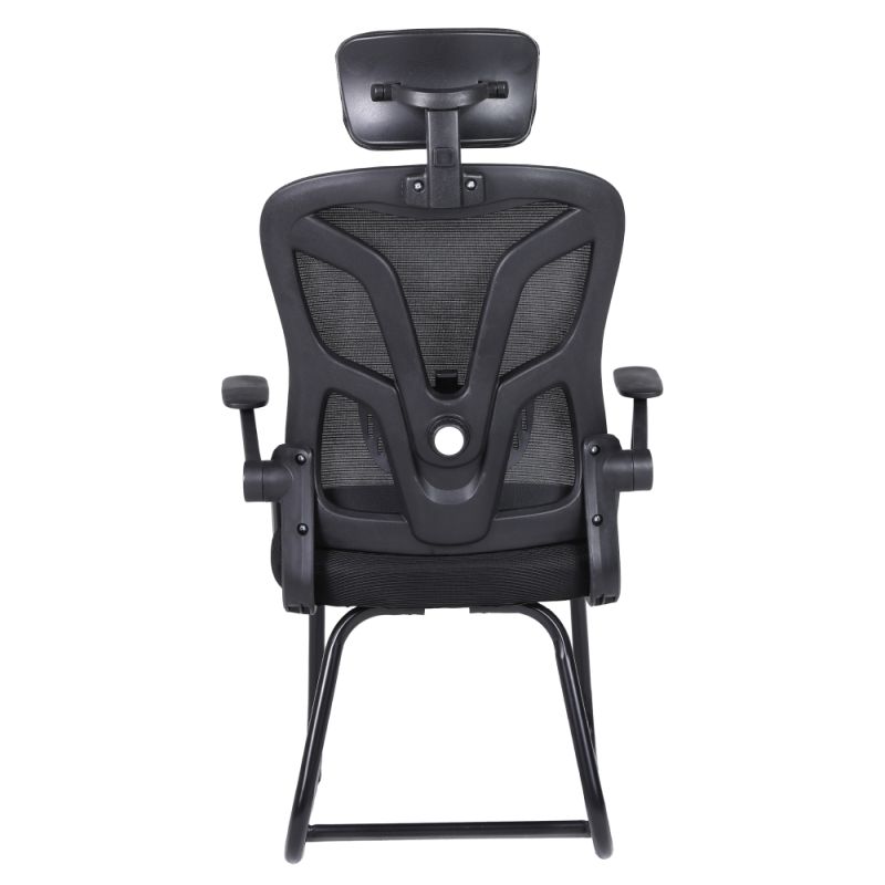 Kancelárska, zasadacia stolička, čierna sieťovina, SITAO
