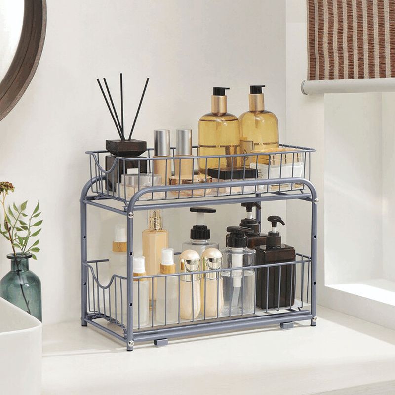 Organizér, 21cm, kov, strieborný, AUK-E1017 CR