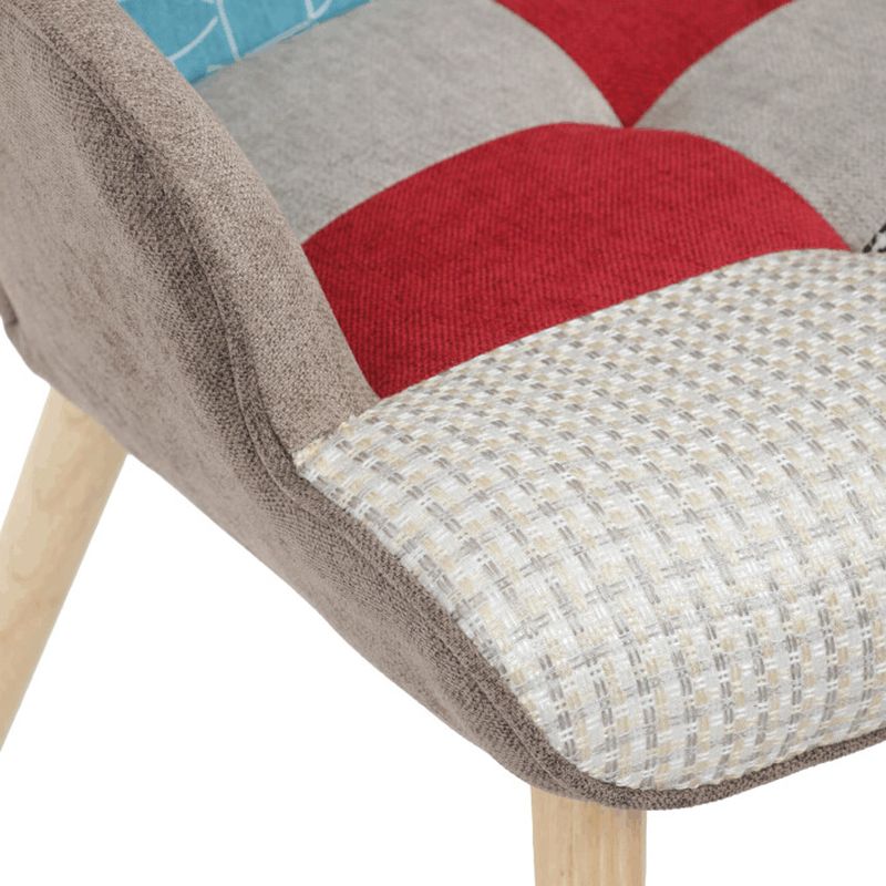 Kreslo ušiak, viacfarebná, látka, AK-305B PW2