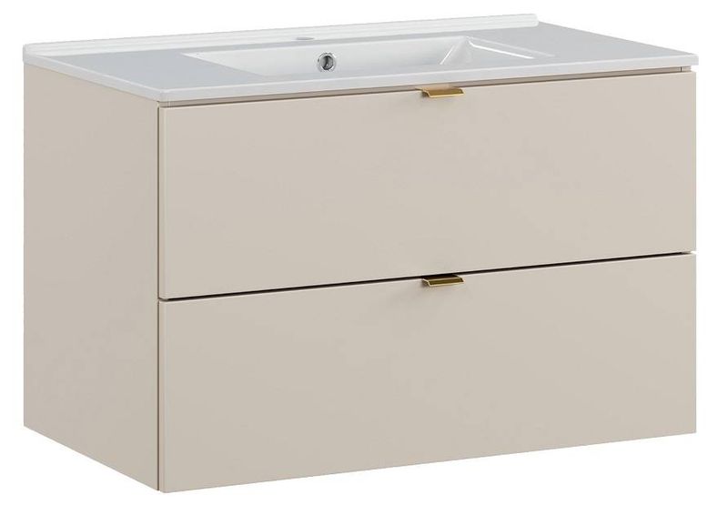 Skrinka pod umývadlo, 80cm, kašmír mat, DALIA CASHMERE 82-80-46-2S