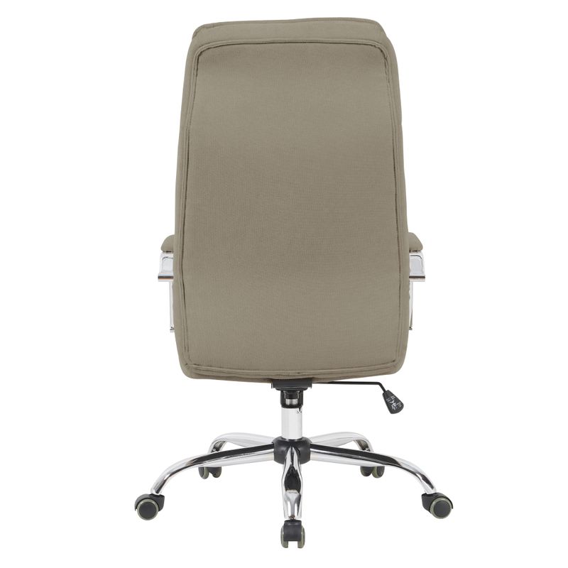 Kancelárske kreslo, béžová látka, chróm, JODY