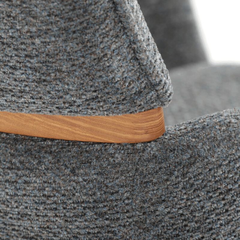 Jedálenská stolička, otočná, sivá, látka, DCH-D1348 CRM2