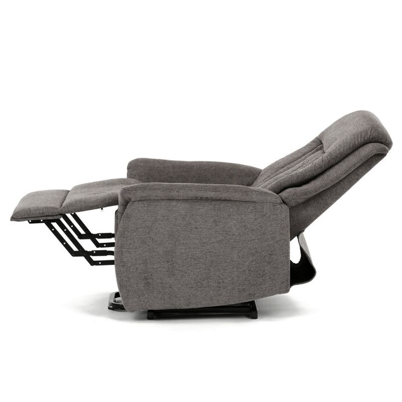 Polohovacie kreslo, elektrické, sivá látka, TV-Q8575 GREY2