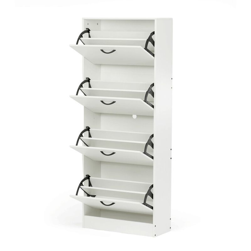 Botník, 60cm, MDF, biely, ABO-G1018 WT