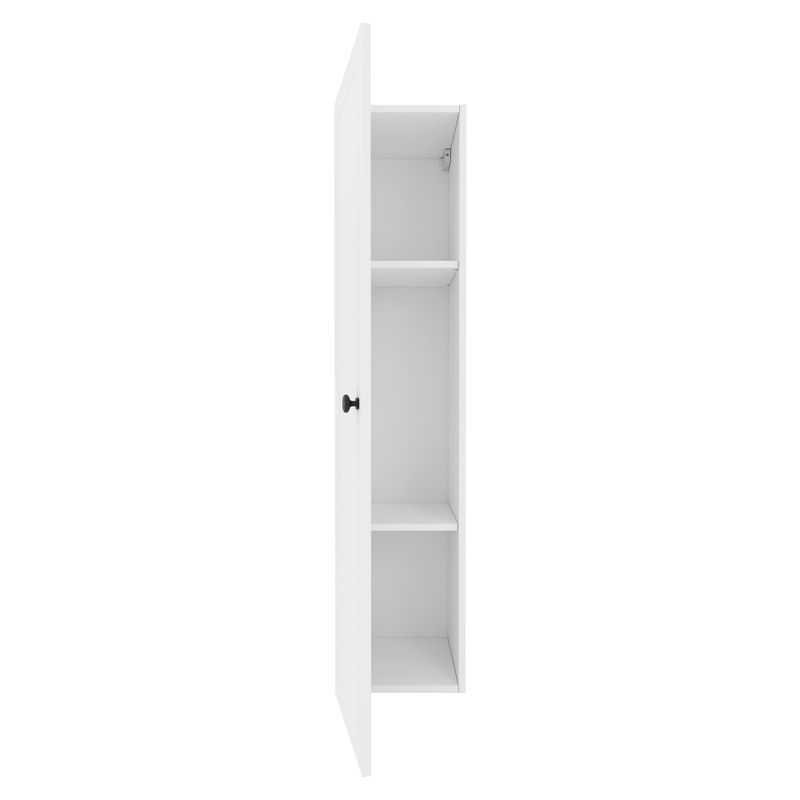 Vysoká skrinka do kúpelne, 30cm, biela, JUMP
