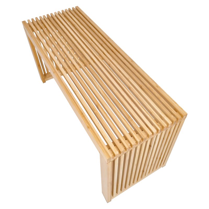 Lavica, 90cm, bambus prírodný, MENDI