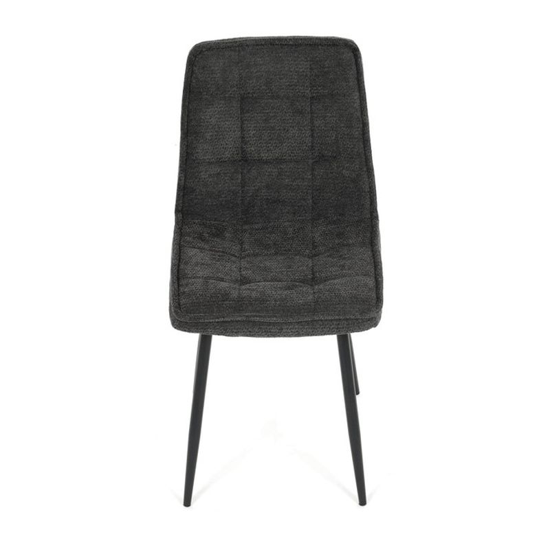 Jedálenská stolička, sivá, látka, CT-G2048 GREY2