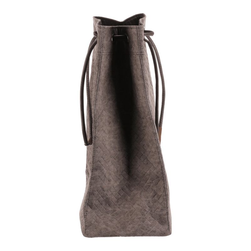 Kôš na prádlo, látkový, sťahovací, sivá farba, DT3011 GREY-L
