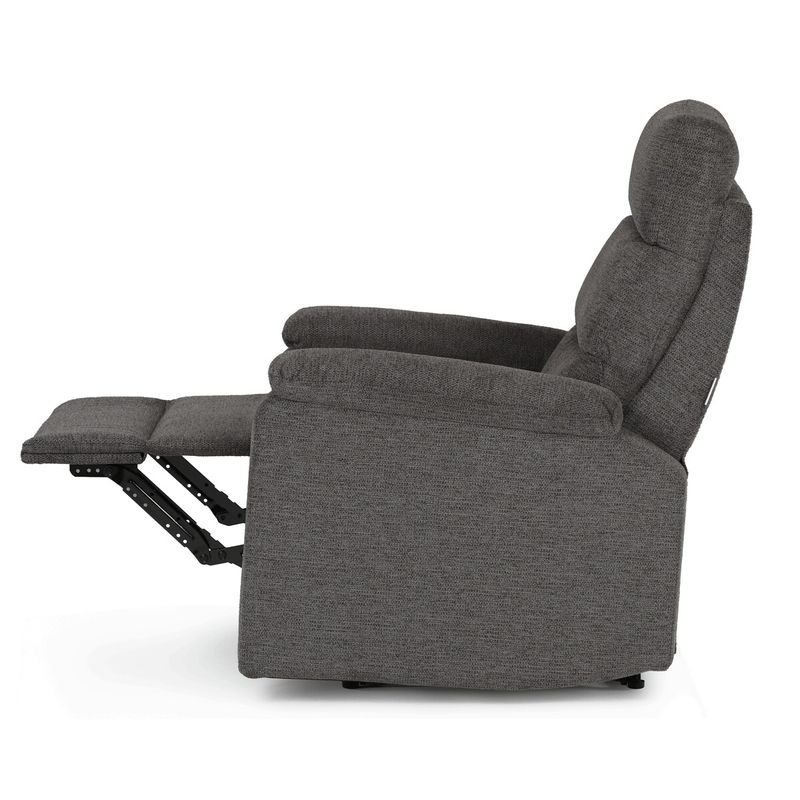 Sedacia súprava, polohovacia, sivá, látka, ASD-C5980 GREY2