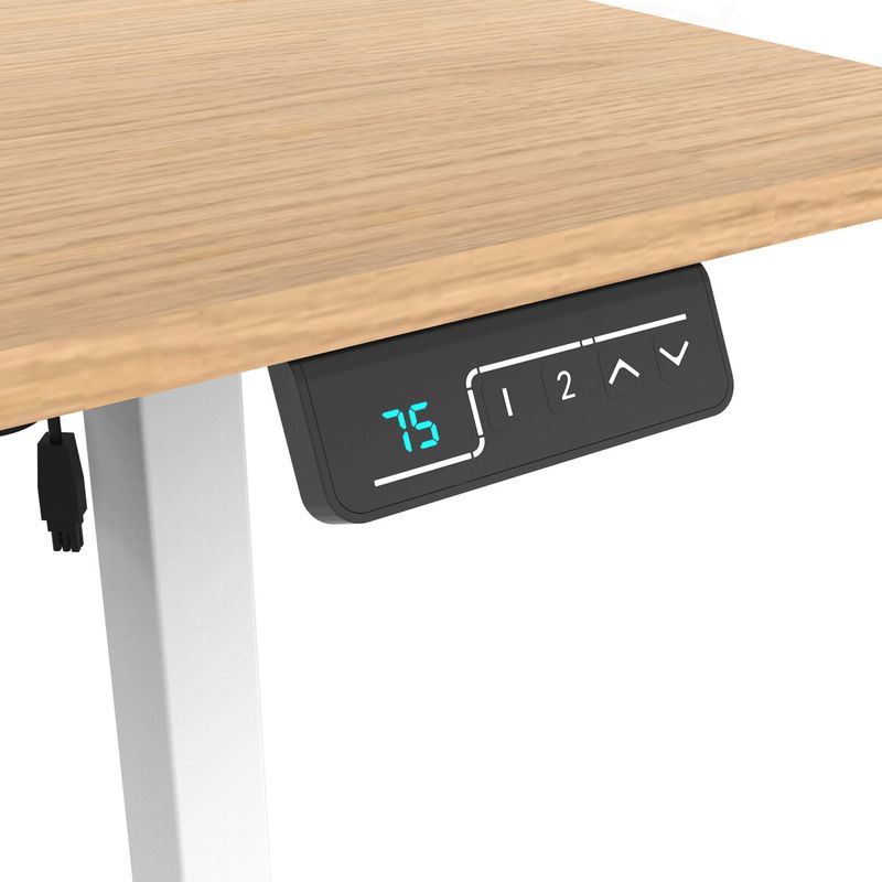 Ergonomický stôl s plynulou reguláciou výšky 120x60cm, melamín, dub, LT-H2210 OAK