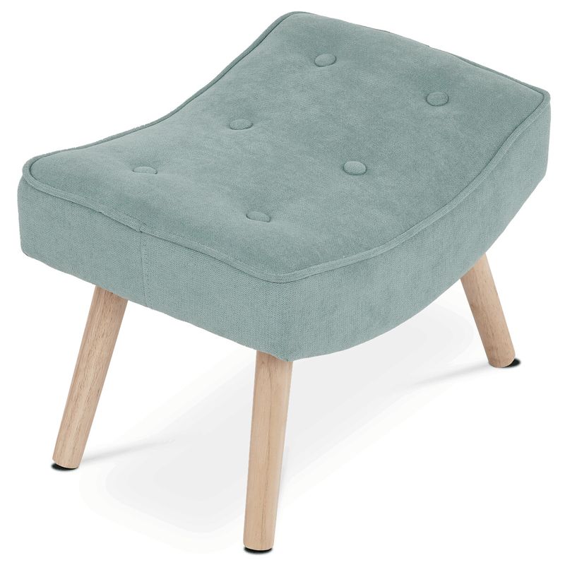 Podnožka, 52cm, modrá látka, AK-301P BLUE2