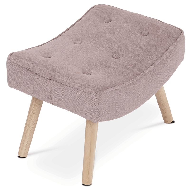 Podnožka, 52cm, ružová látka, AK-301P PINK2