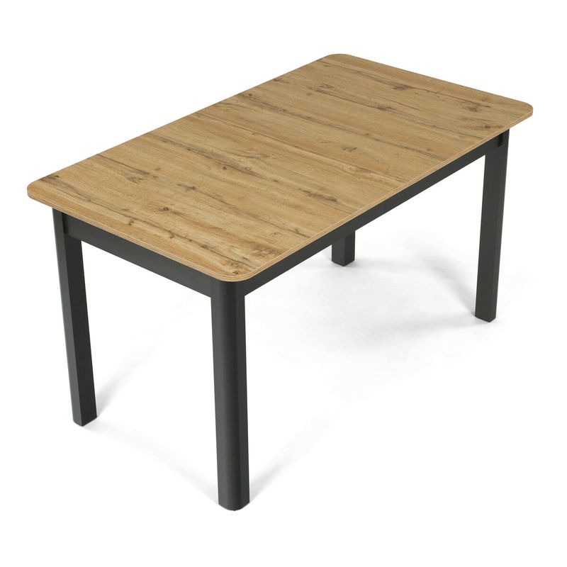 Jedálenský stôl rozkladací 140-180x80cm, MDF, divoký dub, AT-3001 OAK