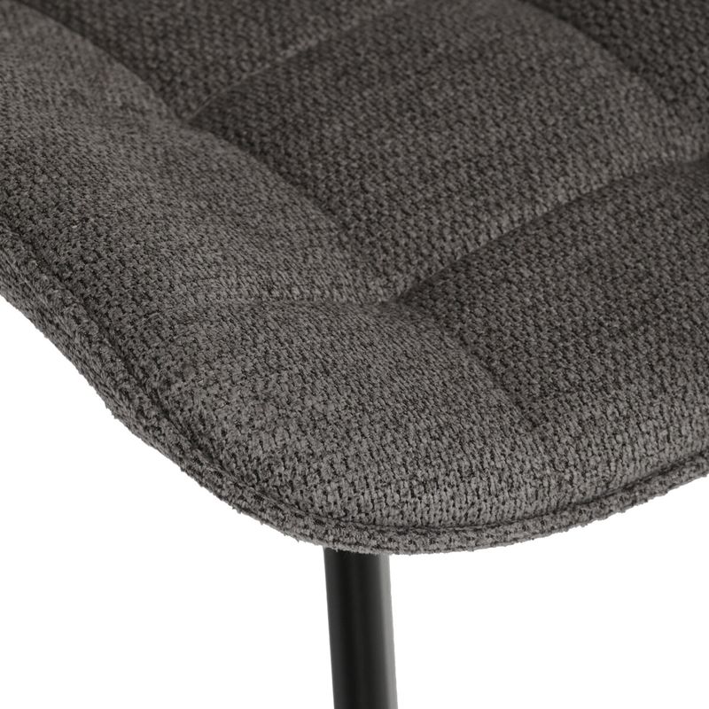 Jedálenská stolička, sivá látka, HC-V3068 GREY2