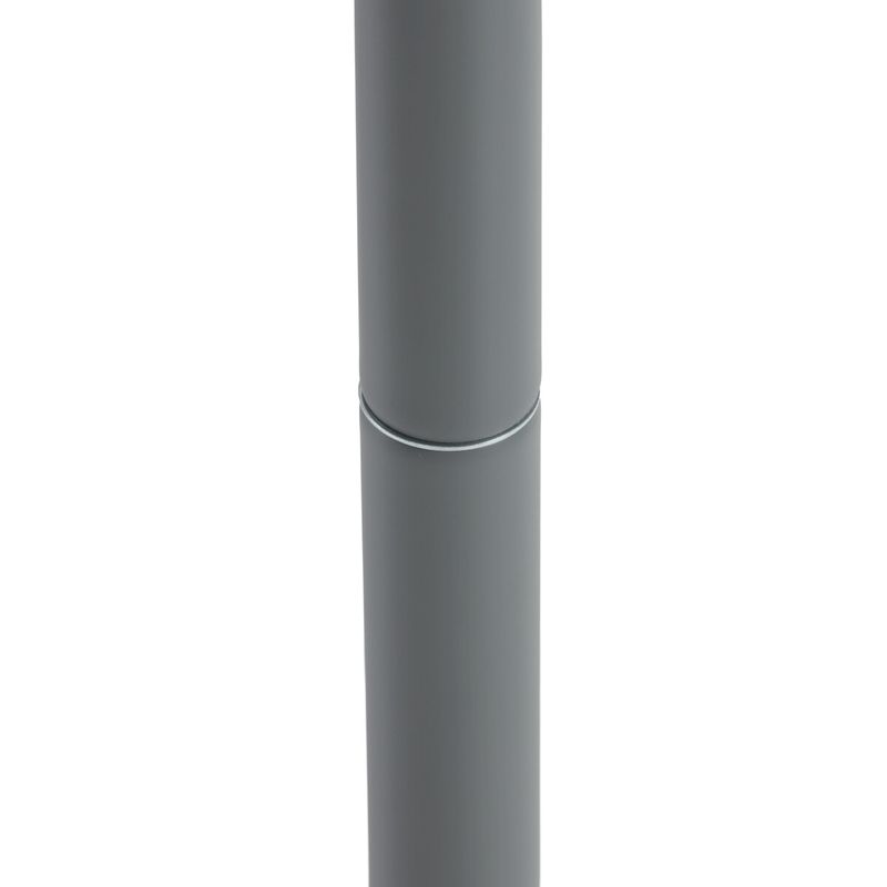 Stojanový vešiak, 179cm, kov sivý, 80001-44 GREY